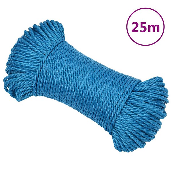 darba virve, zila, 3 mm, 25 m, polipropilēns