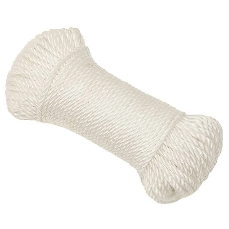 Darbo virvė, baltos spalvos, 3mm, 25m, polipropilenas Darbo virvė, baltos spalvos, 3mm, 25m, polipropilenas