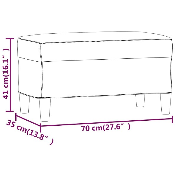 sols, melns, 70x35x41 cm, audums