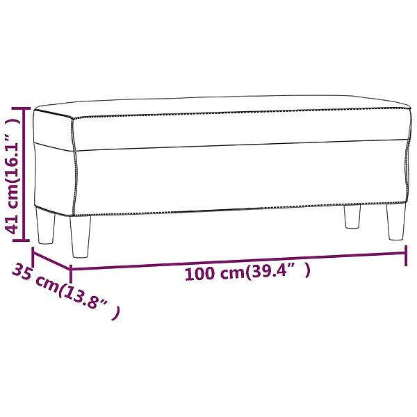 sols, krēmkrāsas, 100x35x41 cm, audums