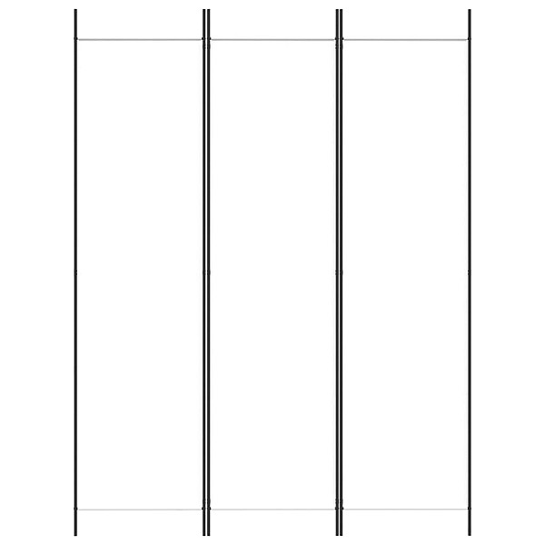 3-paneļu istabas aizslietnis, 150x200 cm, balts audums