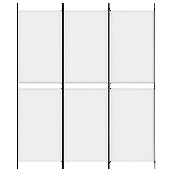 3-paneļu istabas aizslietnis, 150x180 cm, balts audums