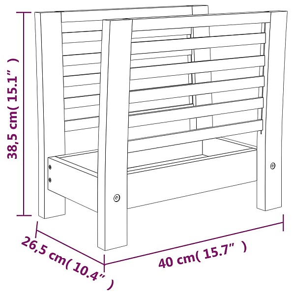 žurnālu statīvs, 40x26,5x38,5 cm, valrieksta masīvkoks