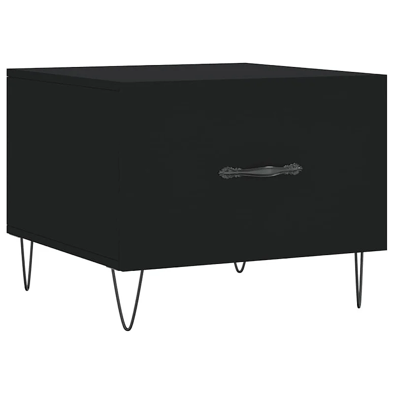 Kavos staliukas, juodas, 50x50x40cm, apdirbta mediena Kavos staliukas, juodas, 50x50x40cm, apdirbta mediena