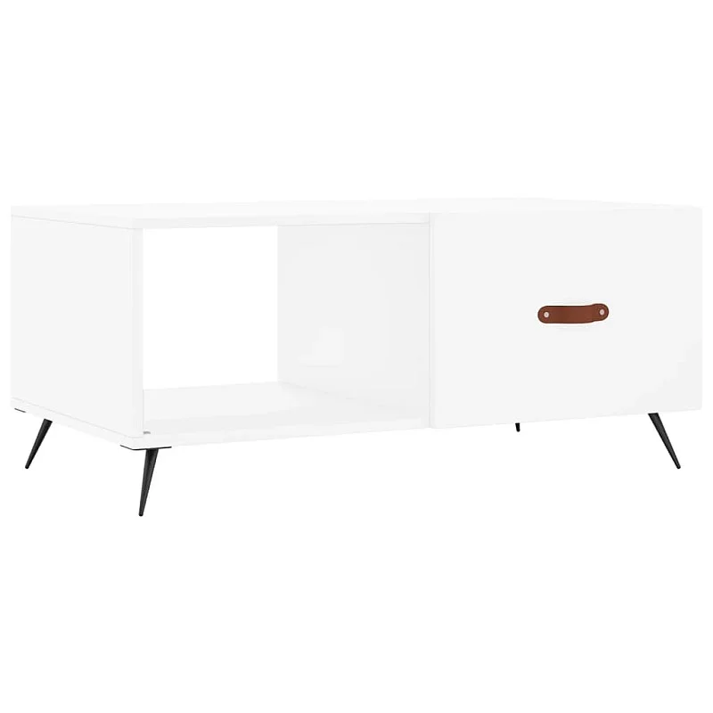 Kavos staliukas, baltos spalvos, 90x50x40cm, apdirbta mediena Kavos staliukas, baltos spalvos, 90x50x40cm, apdirbta mediena