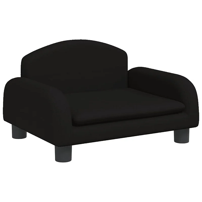 Vaikiška sofa, juodos spalvos, 50x40x30 cm, audinys Vaikiška sofa, juodos spalvos, 50x40x30 cm, audinys