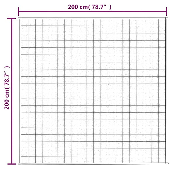 smaguma sega, zila, 200x200 cm, 9 kg, audums