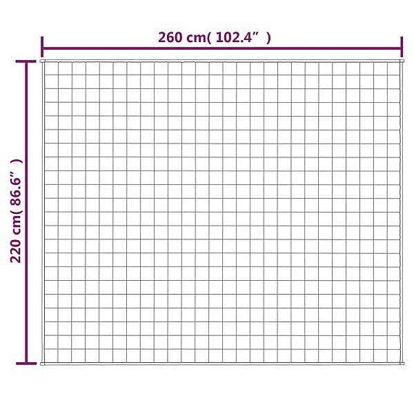 smaguma sega, zila, 220x260 cm, 11 kg, audums