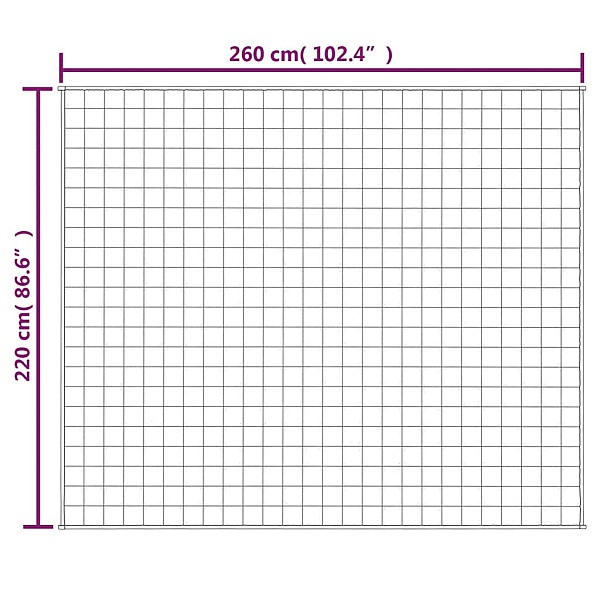 smaguma sega, zila, 220x260 cm, 11 kg, audums