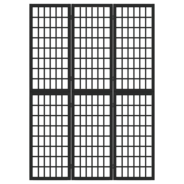 aizslietnis, 3 paneļi, salokāms, 120x170cm, japāņu stils, melns