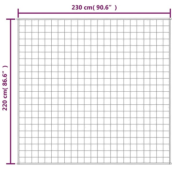 smaguma sega, zila, 220x230 cm, 11 kg, audums