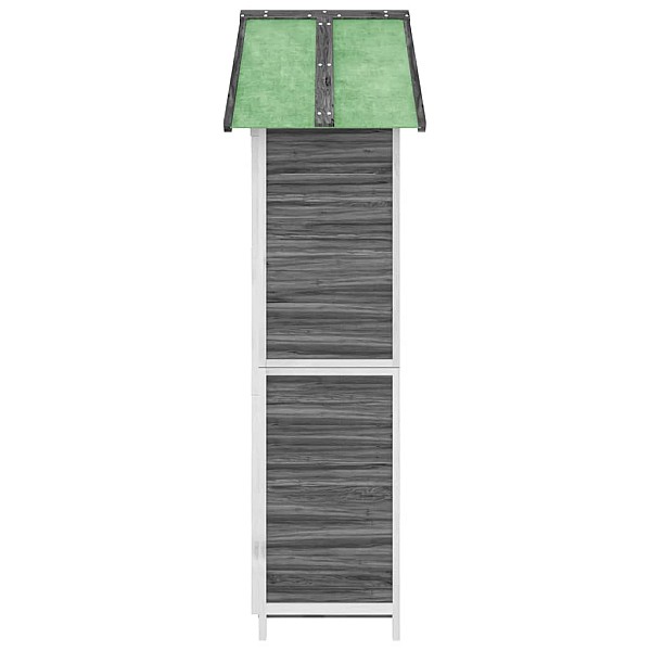 dārza instrumentu šķūnis, 89x52,5x175 cm, priedes masīvkoks