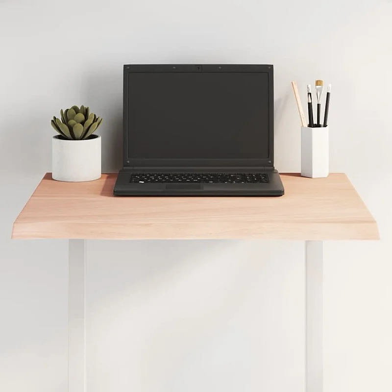 Stalviršis, 60x40x2cm, ąžuolo medienos masyvas, su gyvu kraštu