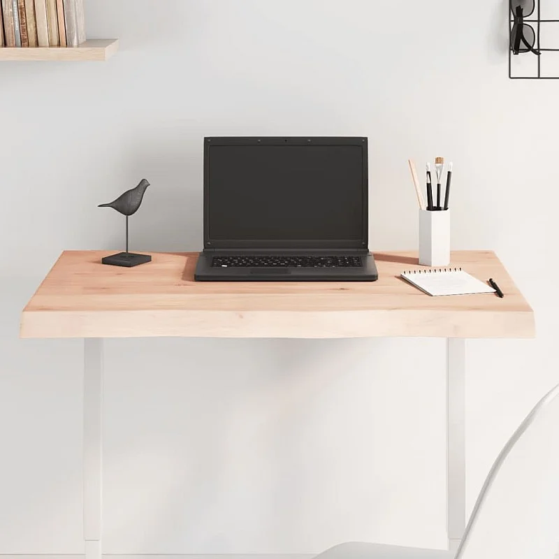 Stalviršis, 80x50x(2-4) cm, medienos masyvas, su gyvu kraštu