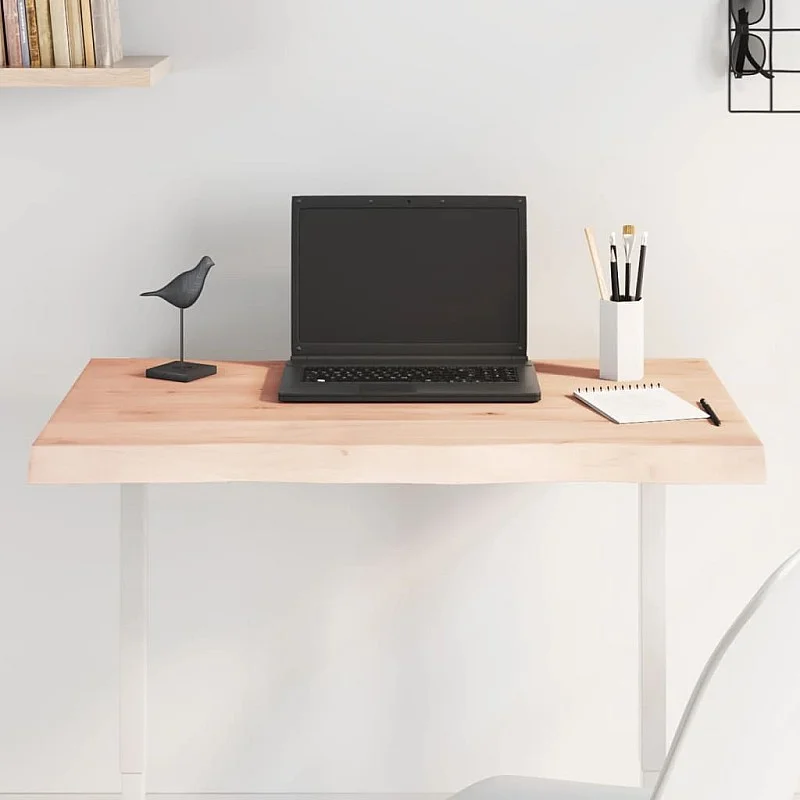 Stalviršis, 80x60x(2-4) cm, medienos masyvas, su gyvu kraštu