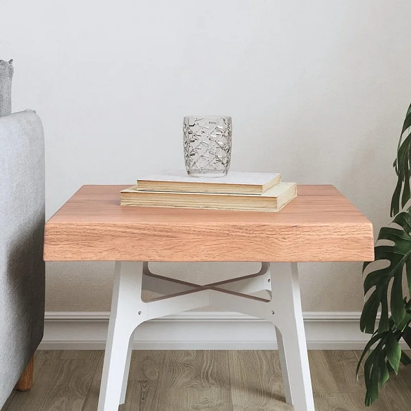 Stalviršis, šviesiai rudas, 40x40x(2-6) cm, medienos masyvas