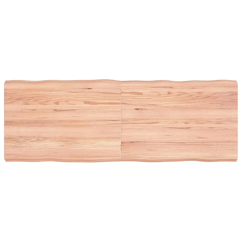 Stalviršis, šviesiai rudas, 140x50x(2-6) cm, medienos masyvas Stalviršis, šviesiai rudas, 140x50x(2-6) cm, medienos masyvas