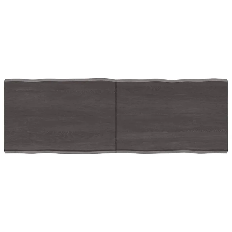 Stalviršis, tamsiai ruda, 140x50x(2-4) cm, medienos masyvas Stalviršis, tamsiai ruda, 140x50x(2-4) cm, medienos masyvas