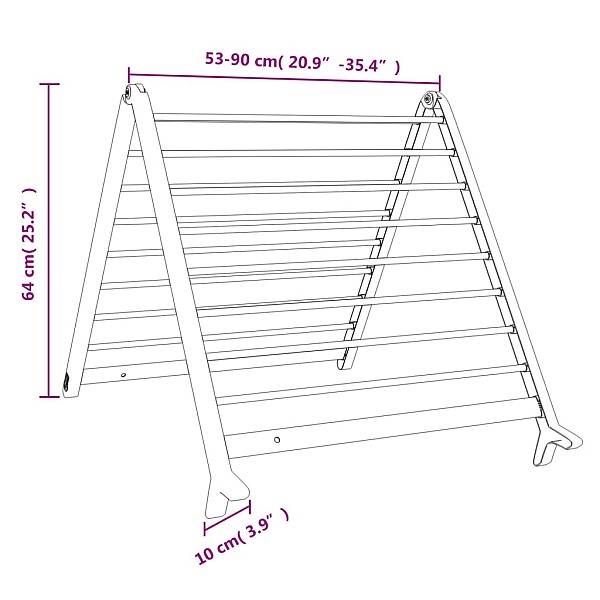 žāvēšanas statīvs vannai, izvelkams, 53-90 cm, alumīnijs