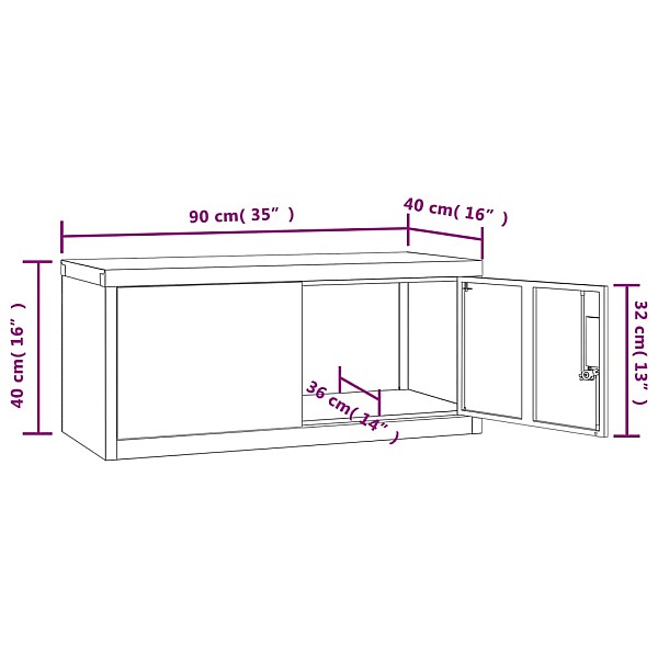 dokumentu skapis, gaiši pelēks, 90x40x40 cm, tērauds
