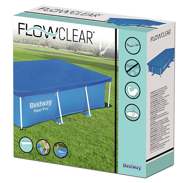 Bestway baseina pārklājs Flowclear, 259x170 cm