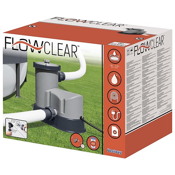 Bestway Flowclear baseina filtra sūknis, 5678 L/h