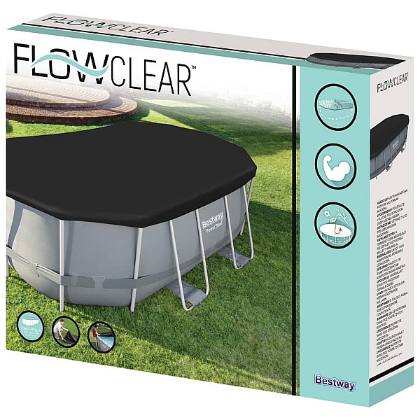 Bestway Flowclear baseina pārklājs, 418x230 cm