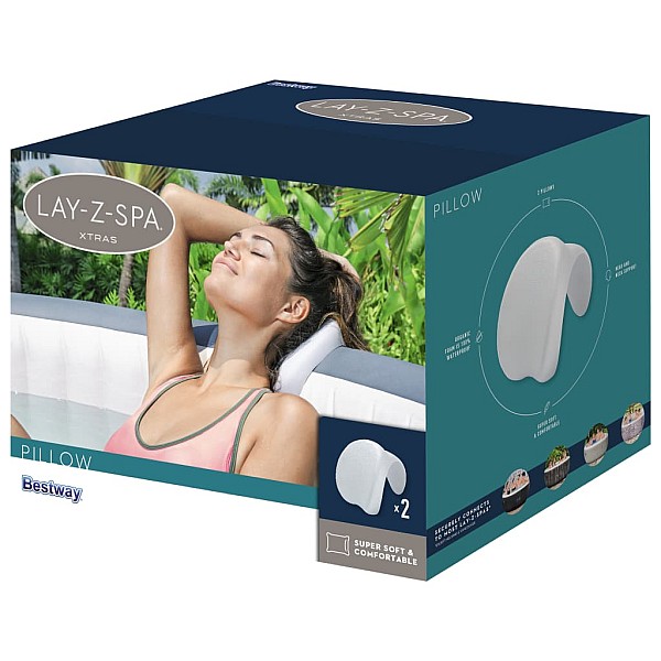 Bestway galvas balsts Lay-Z-Spa, 25x19,5x17,5 cm