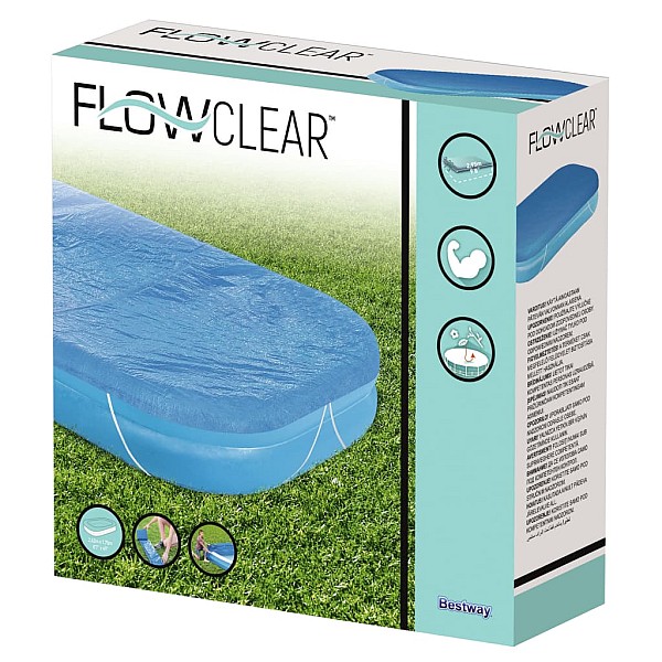 Bestway Flowclear baseina pārklājs, 262x175x51 cm