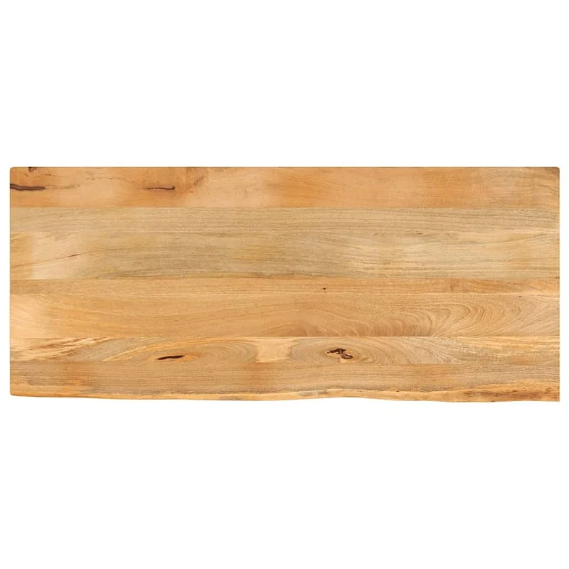 Stalviršis, 140x60x3,8cm, mango masyvas, su gyvu kraštu