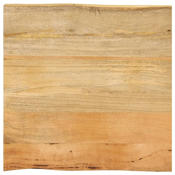 galda virsma 40x40x2,5 cm Live Edge masīvkoka mango