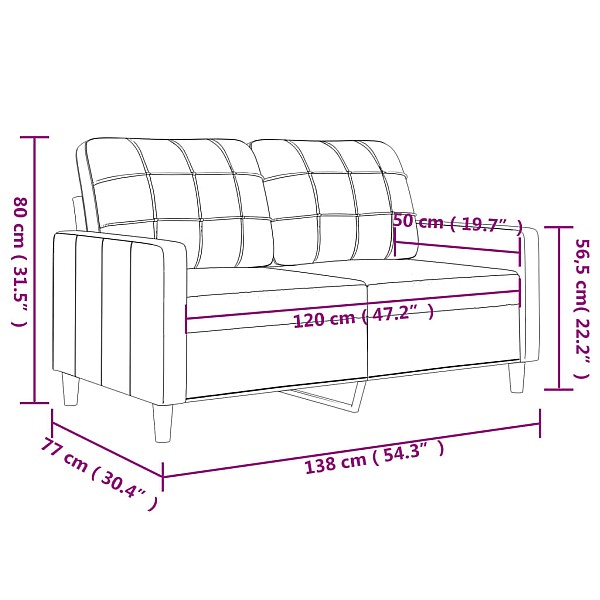 divvietīgs dīvāns, vīnsarkans audums, 120 cm