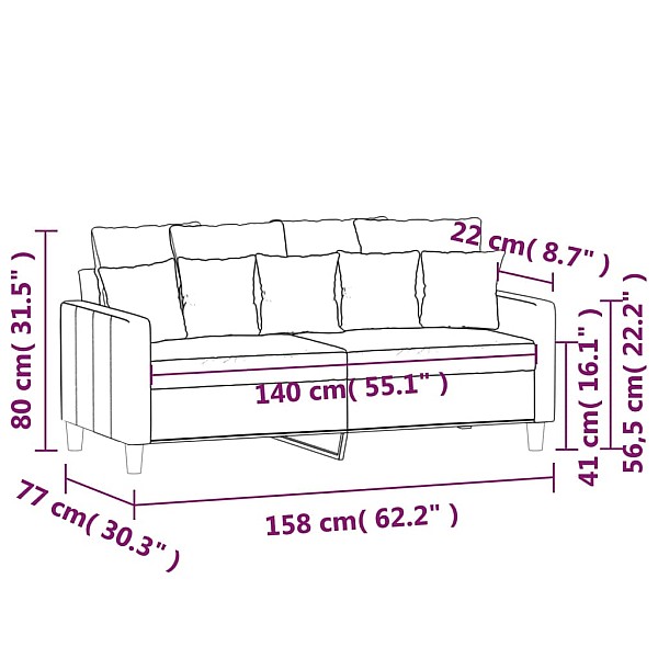 divvietīgs dīvāns, vīnsarkans samts, 140 cm