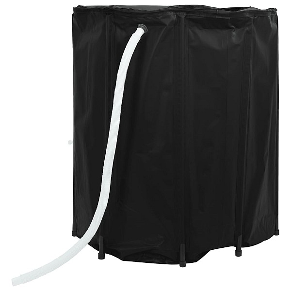 ūdens tvertne ar krānu, saliekama, 1250 L, PVC