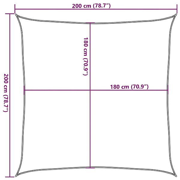 saulessargs, 160 g/m², kvadrāta, gaiši pelēki, 2x2 m, HDPE