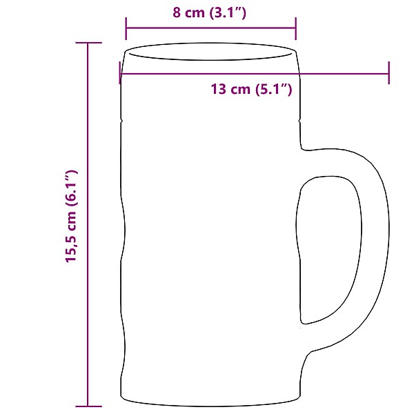 alus kausi ar rokturi, 6 gab., 500 ml