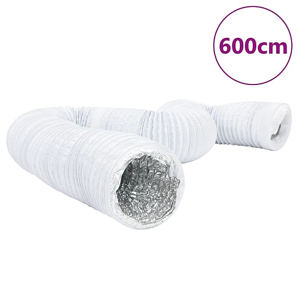 ventilācijas kanāls, alumīnijs, 6 m, Ø10 cm, PVC