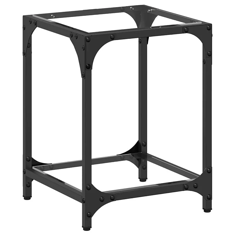 Kavos staliukas su skaidriu stalviršiu, 30x30x40cm, plienas Kavos staliukas su skaidriu stalviršiu, 30x30x40cm, plienas