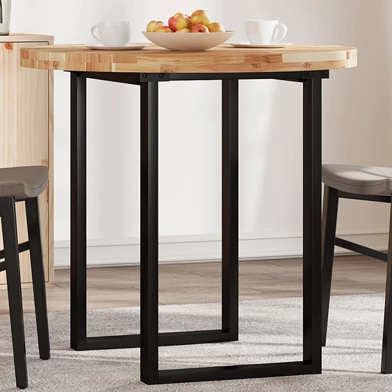 Stalviršis, Ø80x4cm, akacijos medienos masyvas, apskritas