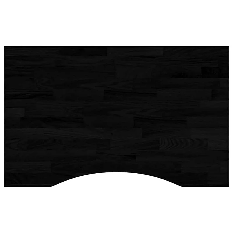 Rašomojo stalo stalviršis, tamsiai rudos, ąžuolo, stačiakampis