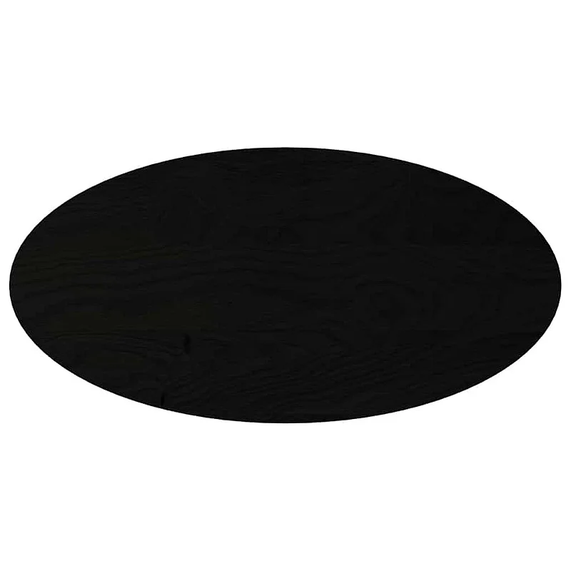 Stalviršis, tamsiai rudas, 100x50x4 cm, ąžuolo masyvas, ovalo Stalviršis, tamsiai rudas, 100x50x4 cm, ąžuolo masyvas, ovalo