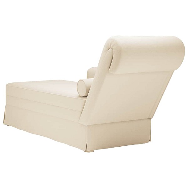 Chaise Lounge ar balstu un labo roku balstu veļu