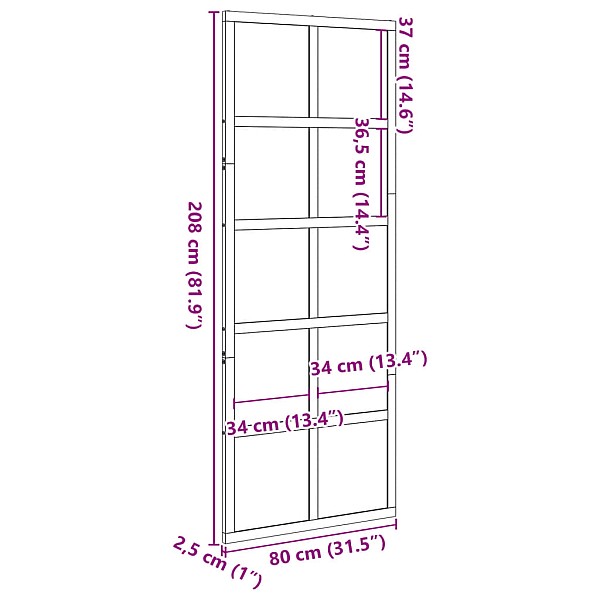 šķūņa durvis, 80x208 cm, priedes masīvkoks