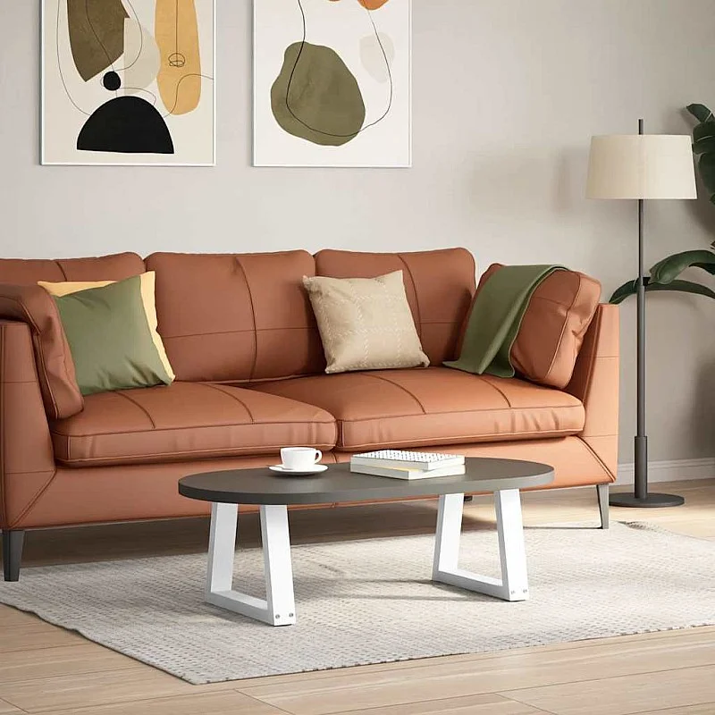 Valgomojo stalo kojos V formos 2 vnt Baltos 40x(30-31,3) cm Valgomojo stalo kojos V formos 2 vnt Baltos 40x(30-31,3) cm