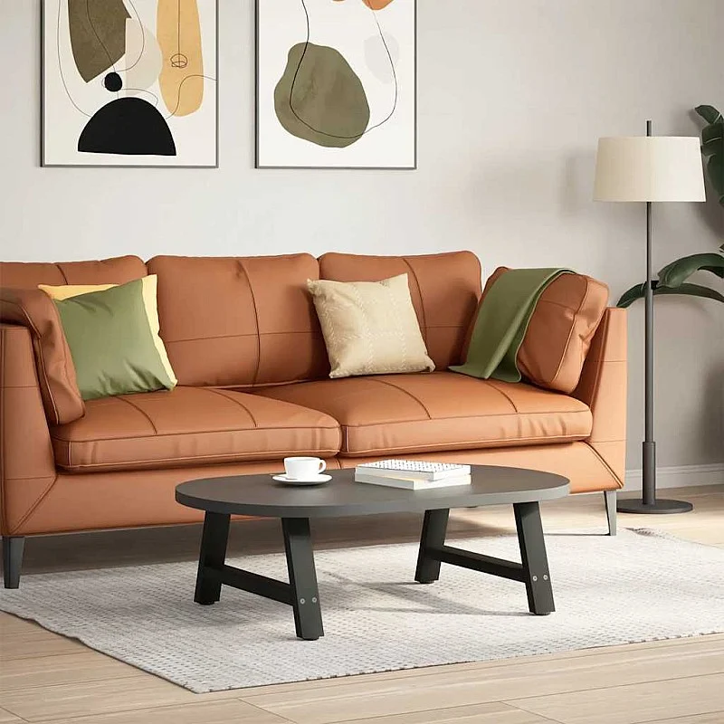 Kavos staliuko kojelės, A formos, 2 vnt., juoda, 70x(30-31)cm Kavos staliuko kojelės, A formos, 2 vnt., juoda, 70x(30-31)cm