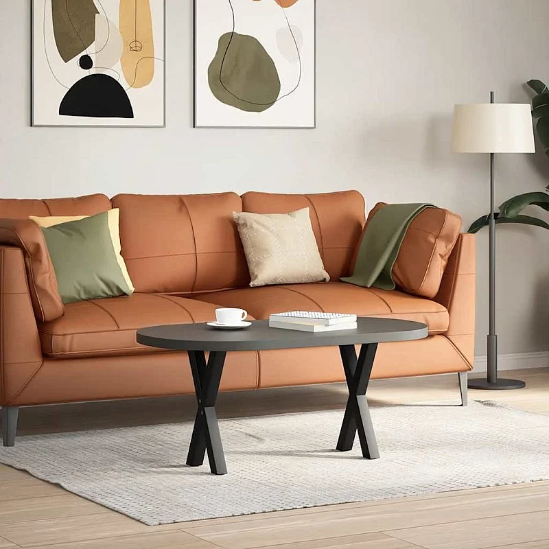 kavos staliuko kojelės X formos 2 vnt Juoda 38x(42-43) cm kavos staliuko kojelės X formos 2 vnt Juoda 38x(42-43) cm