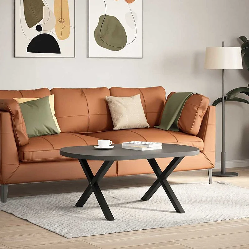 kavos staliuko kojelės X formos 2 vnt Juoda 70x(42-43) cm kavos staliuko kojelės X formos 2 vnt Juoda 70x(42-43) cm