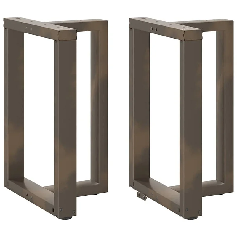 ēdamgalda kājas T-veida, 2 gab., 50x35x(72-73) cm, tērauds