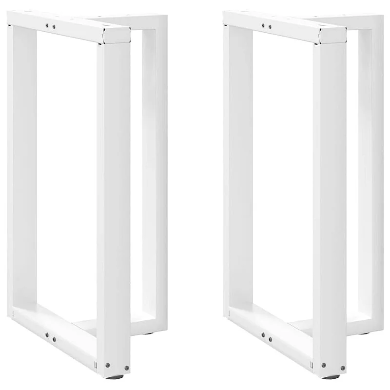 Bāra galda kājas T-veida 2 gab balts 60x35x(90-91) cm