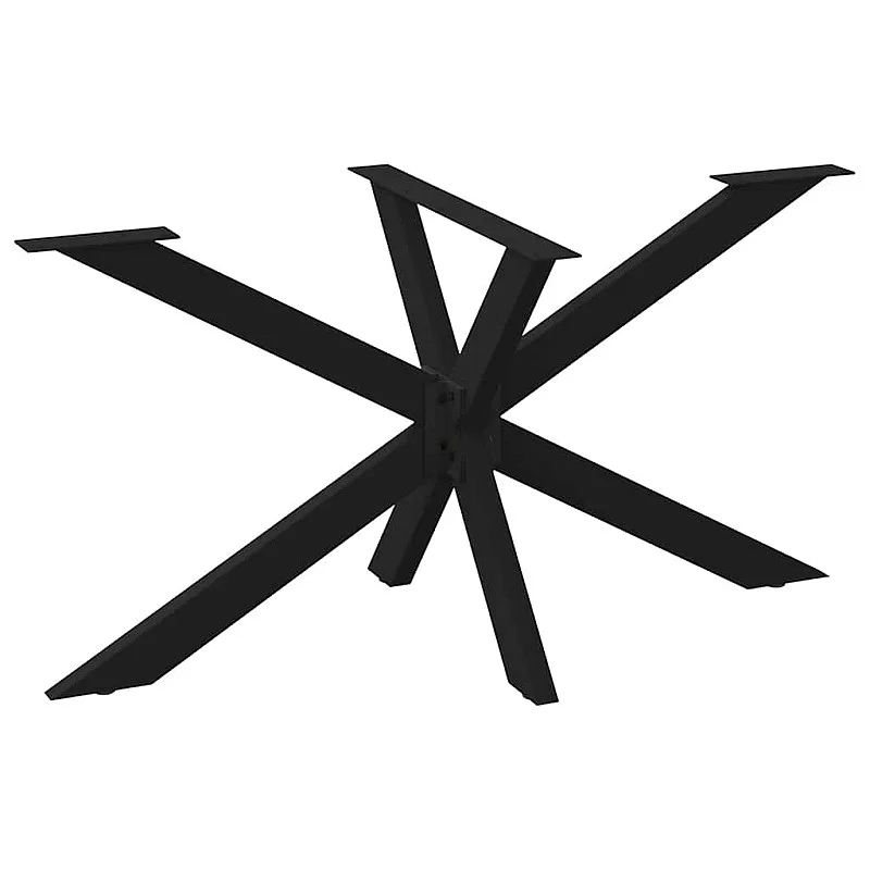 ēdamgalda kāja, zirnekļa forma, 150x78x(72-73) cm, tērauds